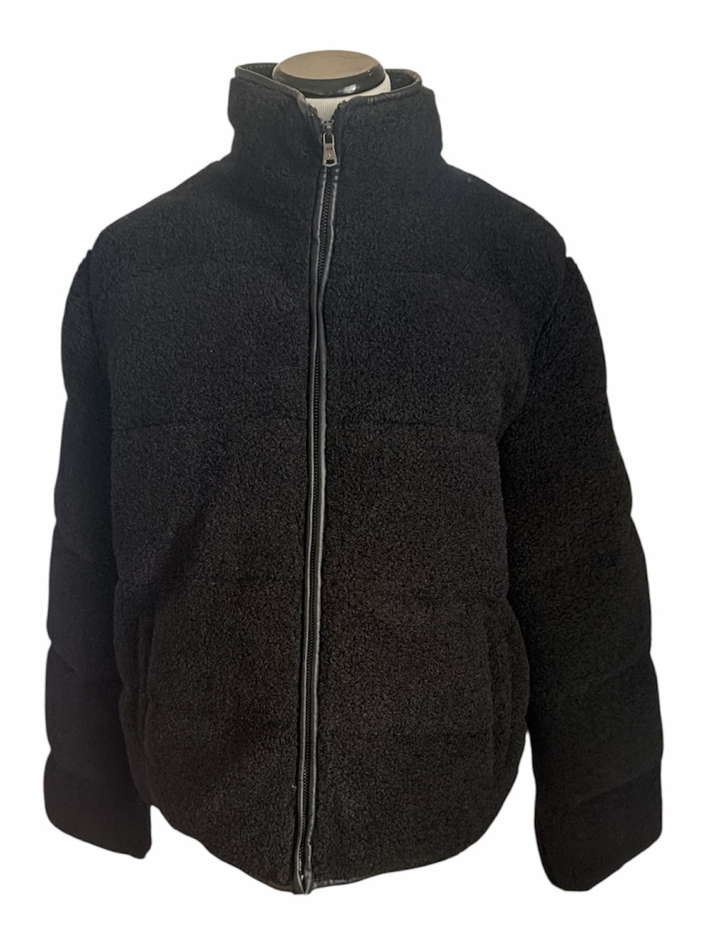 Lauren Ralph Lauren Black Sherpa Puffer Jacket